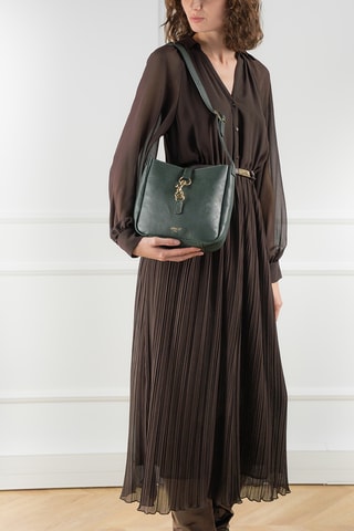 Sac bandoulière en cuir Lex - Vert