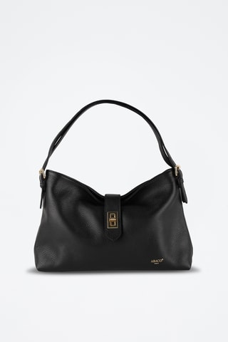 Sac bandoulière en cuir Ellad - Noir