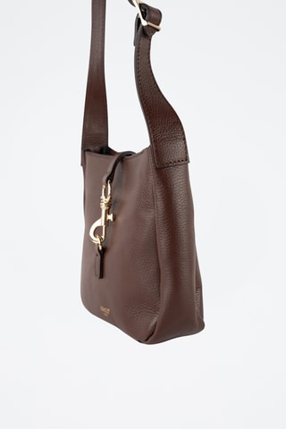 Sac bandoulière en cuir Lex - Marron