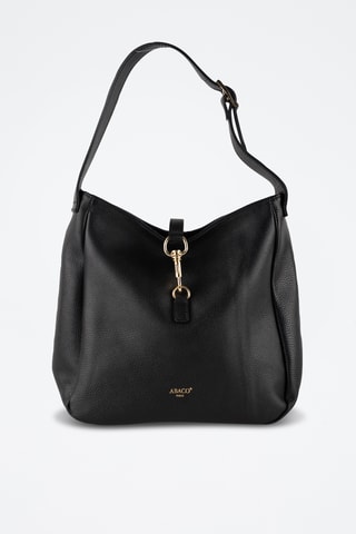 Sac bandoulière en cuir Lexid - Noir