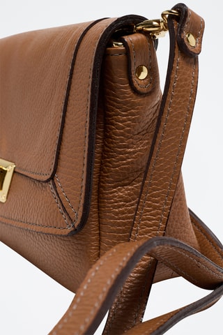 Sac bandoulière en cuir Gaby - Camel