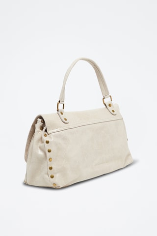 Sac à main en cuir Gavi - Beige