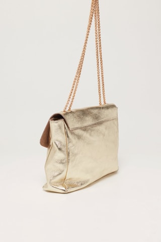 Sac bandoulière en cuir Maku - Doré