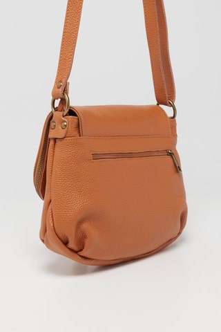 Sac bandoulière en cuir Lana - Camel