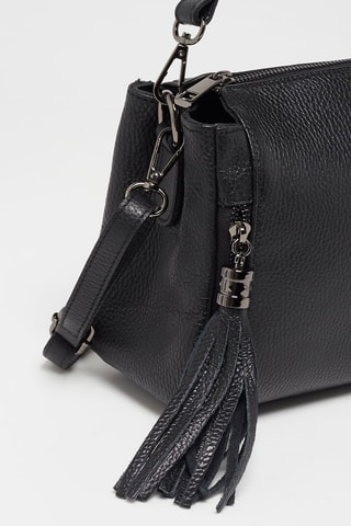 Sac à main en cuir Smoo - Noir