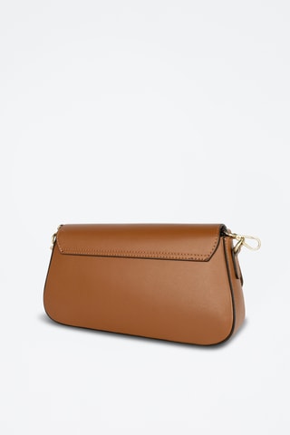 Sac porté épaule en cuir Lior  - Camel