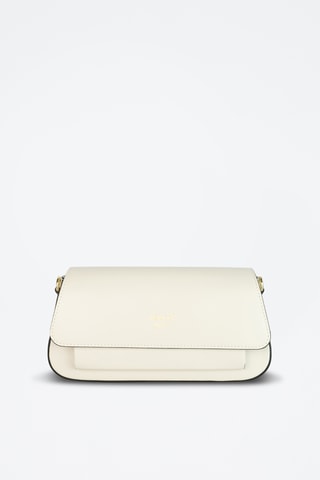 Sac bandoulière en cuir Lior  - Beige