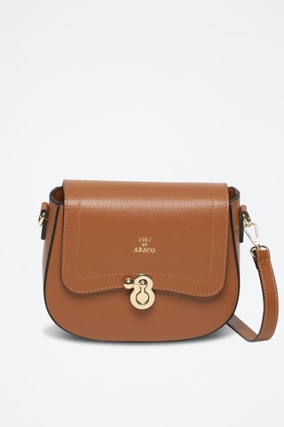 Sac bandoulière en cuir Susy - Camel