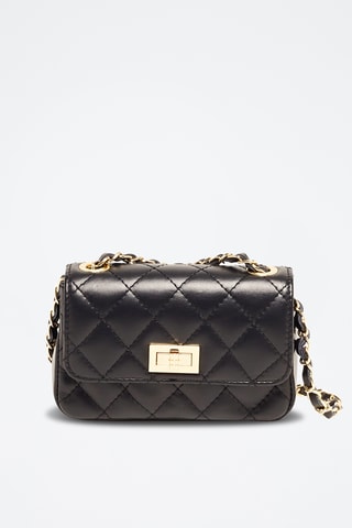 Sac bandoulière en cuir Avila - Noir