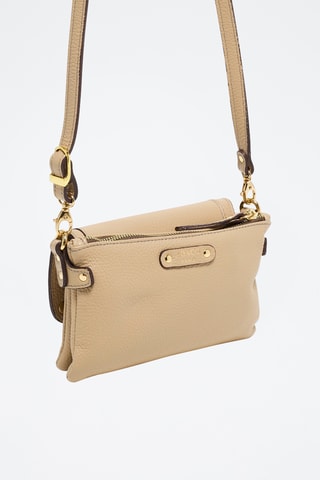 Sac bandoulière en cuir Joe - Nude