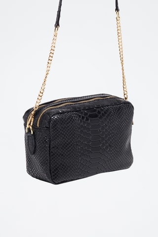 Sac bandoulière en cuir Cleo - Noir