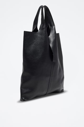 Sac à main en cuir Derbie - Noir