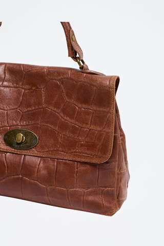 Sac à main en cuir Lisa - Camel