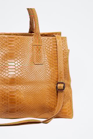 Sac à main en cuir Myra - Camel