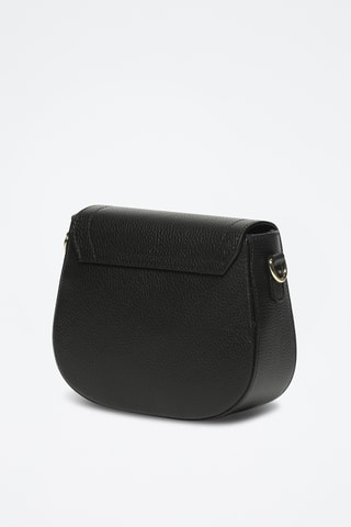 Sac bandoulière en cuir Susy - Noir