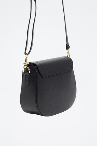 Sac bandoulière en cuir Susy - Noir