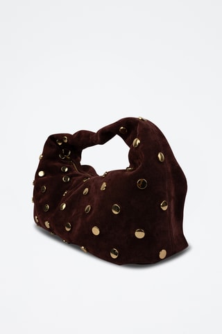 Sac à main en cuir Lennyx  - Bordeaux