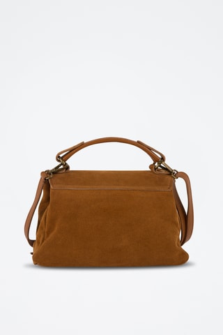 Sac à main en cuir Frange  - Camel