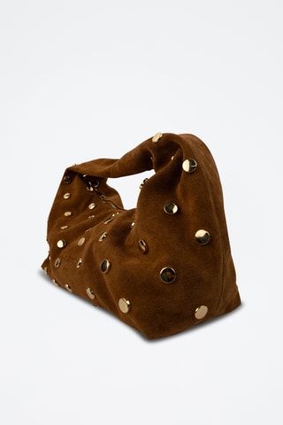 Sac à main en cuir Lennyx  - Camel