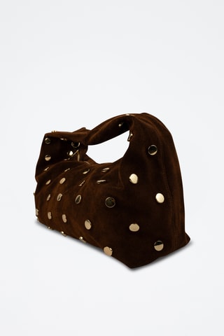 Sac à main en cuir Lennyx  - Marron