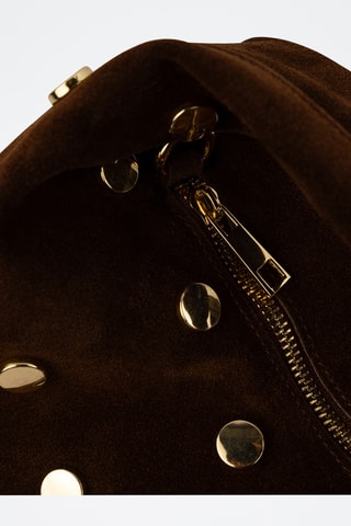 Sac à main en cuir Lennyx  - Marron