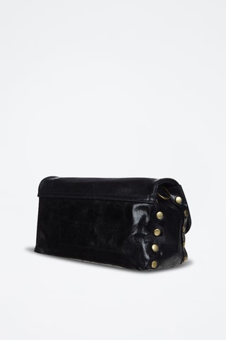 Sac bandoulière en cuir Hero - Noir