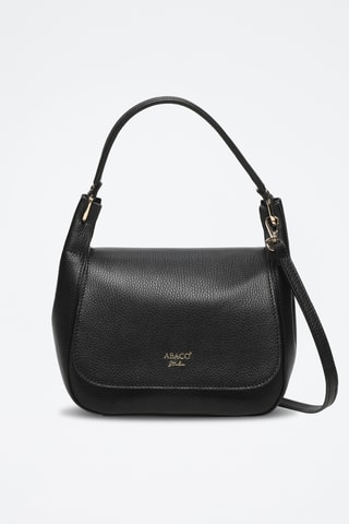 Sac porté épaule en cuir Milva - Noir