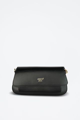 Sac bandoulière en cuir Lior  - Noir