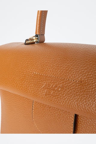 Sac à main en cuir Nix  - Camel