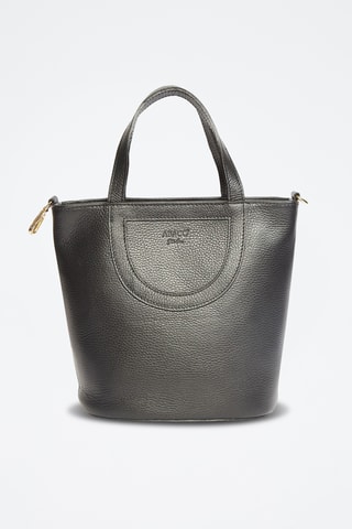 Sac bandoulière en cuir Saia - Noir