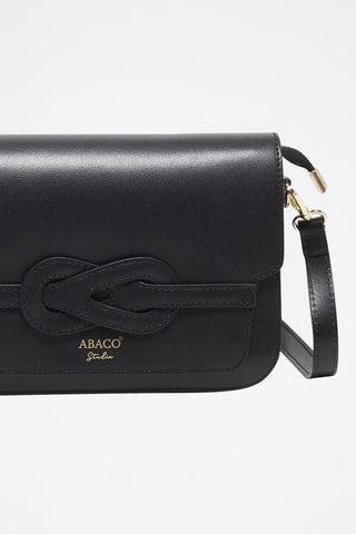 Sac bandoulière en cuir Ambre - Noir