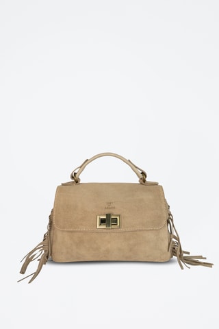 Sac à main en nubuck Neva  - Taupe