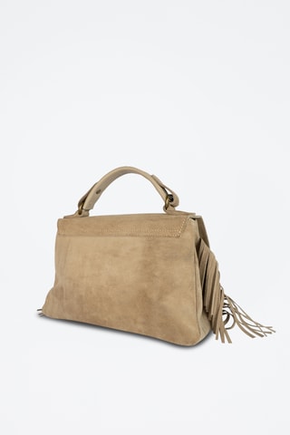 Sac à main en nubuck Neva  - Taupe