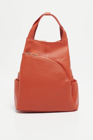 Sac à dos en cuir Nala - Orange