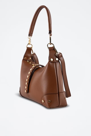 Sac bandoulière en cuir Jim - Marron