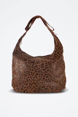 Sac porté épaule en cuir Kaelis - Marron