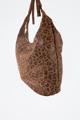Sac porté épaule en cuir Kaelis - Marron