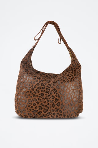 Sac porté épaule en cuir Kaelis - Marron
