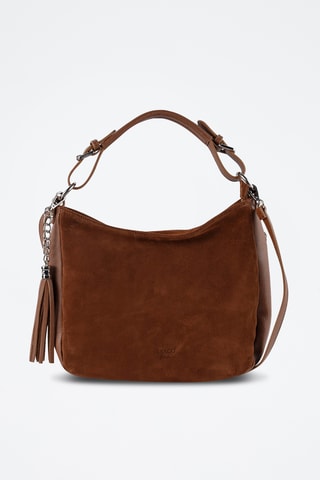 Sac bandoulière en nubuck Kai - Camel