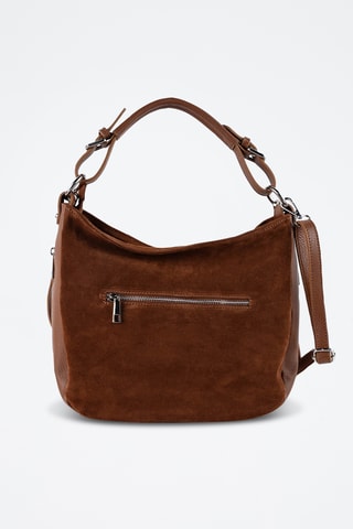 Sac bandoulière en nubuck Kai - Camel