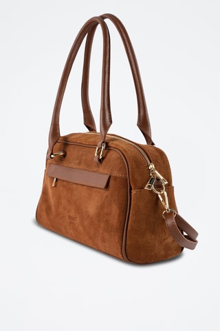 Sac porté épaule en nubuck Drew - Camel