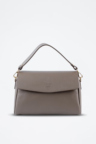 Sac bandoulière en cuir Jazz - Taupe