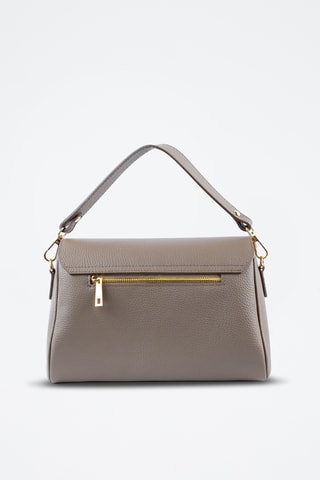 Sac bandoulière en cuir Jazz - Taupe