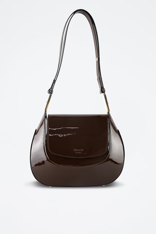 Sac bandoulière en cuir Wayne - Marron