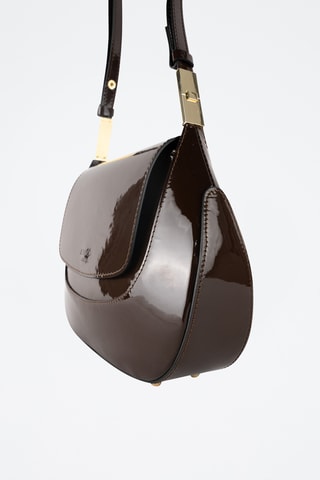 Sac bandoulière en cuir Wayne - Marron