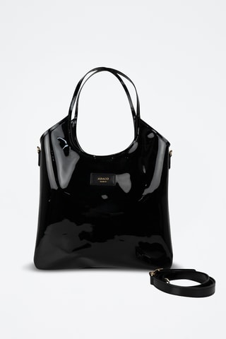 Sac porté épaule en cuir Neven - Noir