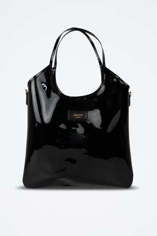 Sac porté épaule en cuir Neven - Noir