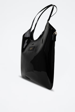 Sac porté épaule en cuir Neven - Noir