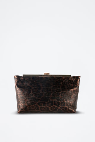 Sac bandoulière en cuir Norys - Marron