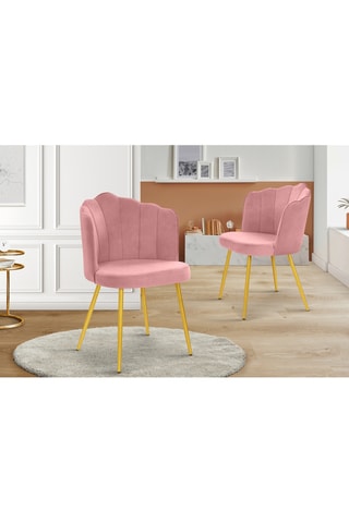2 chaises Arielle - 55 x 82 x 51 cm